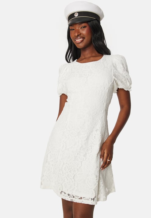VILA Vicava O-neck S/S Lace short dress