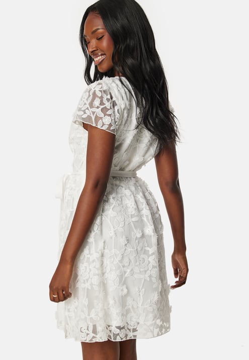 VILA Viedda V-neck S/S Lace Short Dress