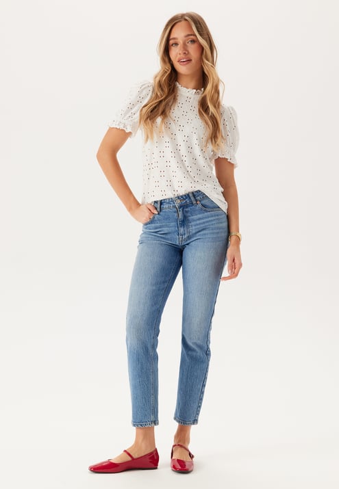VILA Vikawa S/S Flounce Top