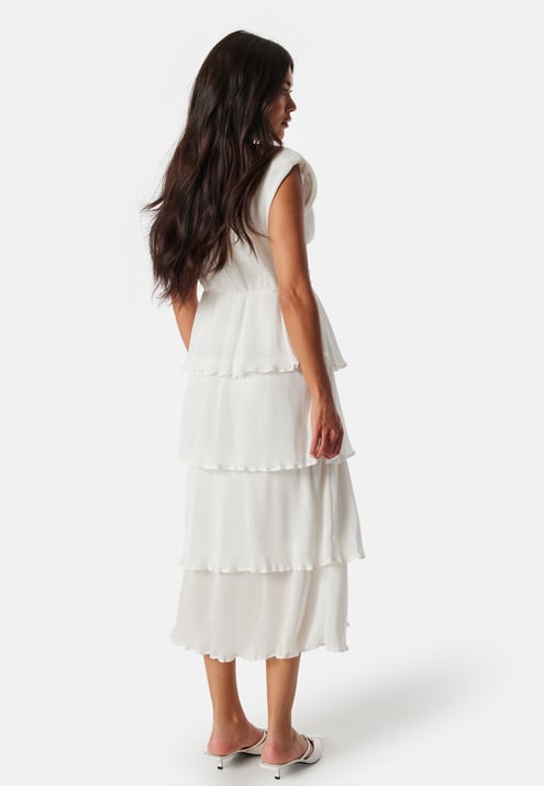 VILA Vilillian V-Neck plisse ankle dress