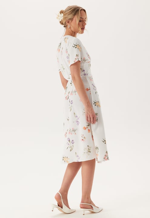 VILA Vilovie S/S Wrap Midi Dress