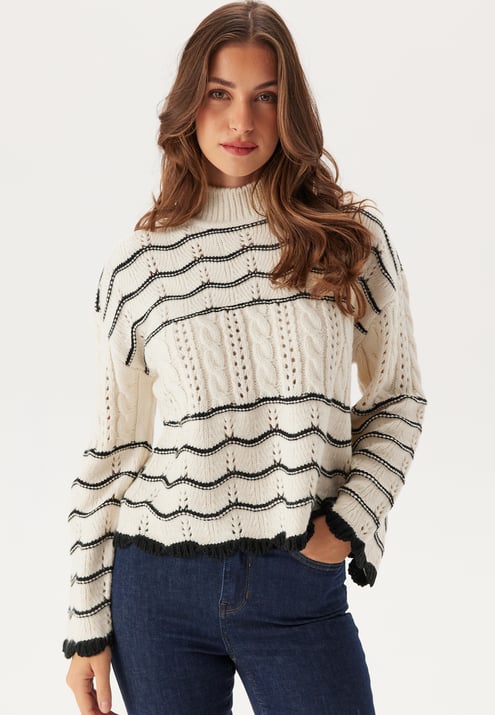 VILA Viovirina High Neck L/S CABLE 