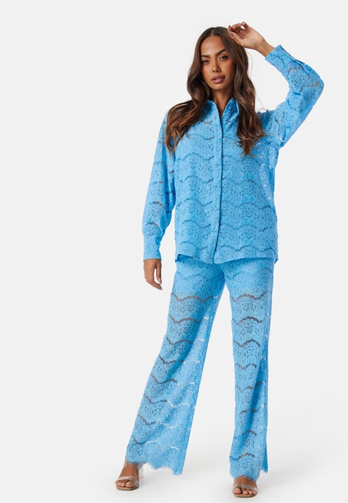 YAS Yaslarisso LS Lace Shirt
