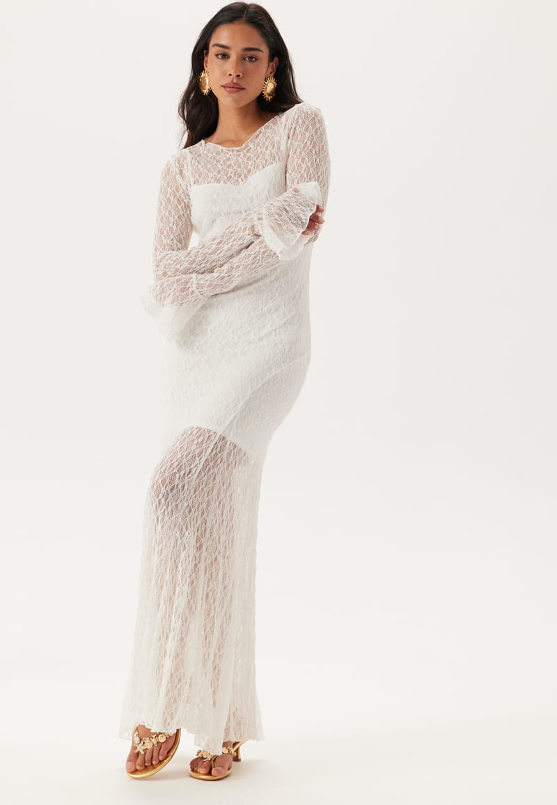 Andrea Norrman X Bubbleroom Lace Long Sleeve Ankle Dress