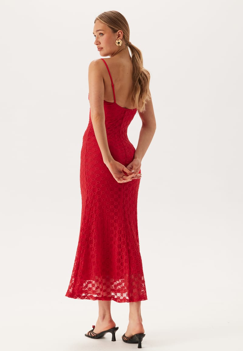 Bardot Adoni mesh midi dress