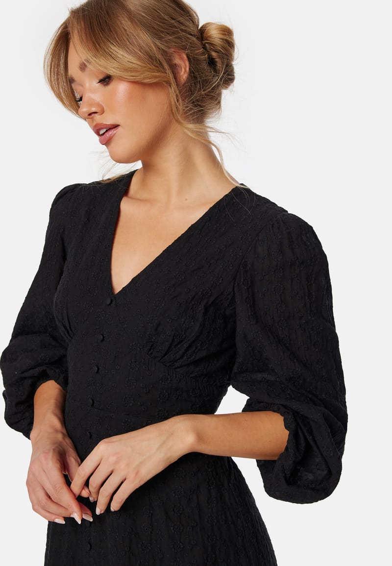 BUBBLEROOM Broderi Anglaise Midi Dress