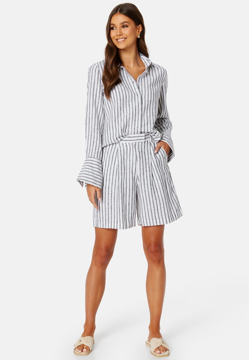 BUBBLEROOM CC Linen striped shirt