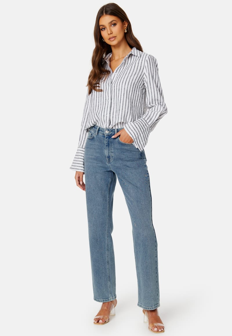 BUBBLEROOM CC Linen striped shirt
