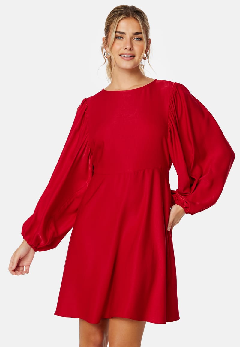 BUBBLEROOM Charli Balloon Sleeve Dress