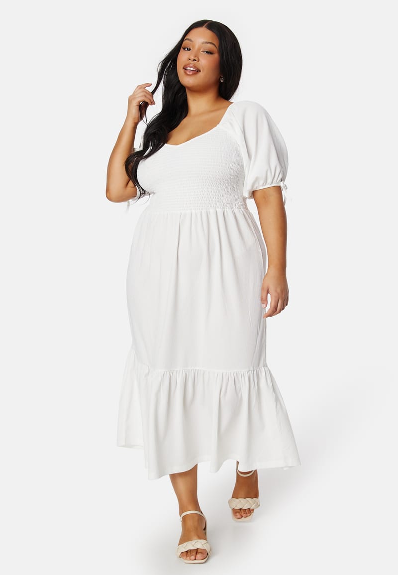 BUBBLEROOM Short Sleeve Smock Dress