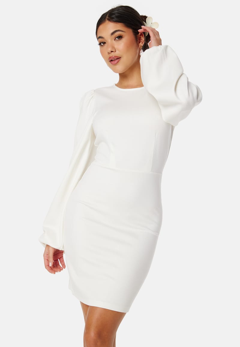 BUBBLEROOM Balloon Sleeve Short Dress