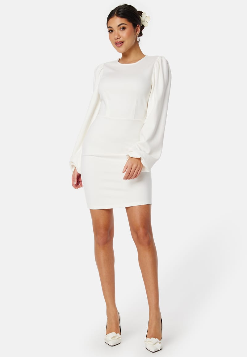 BUBBLEROOM Balloon Sleeve Short Dress