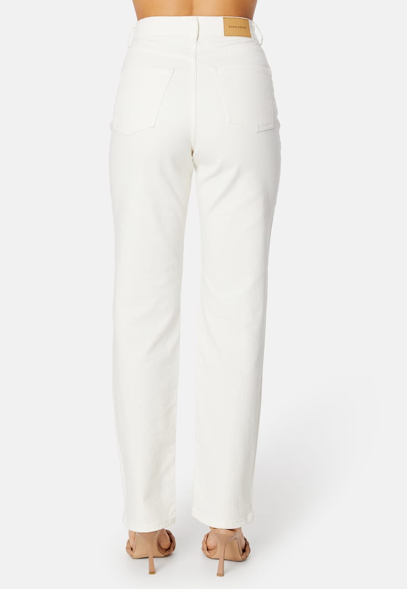 BUBBLEROOM Straight High Waist Jeans