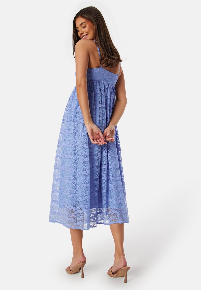 Bubbleroom Occasion Lace Strap Midi Dress