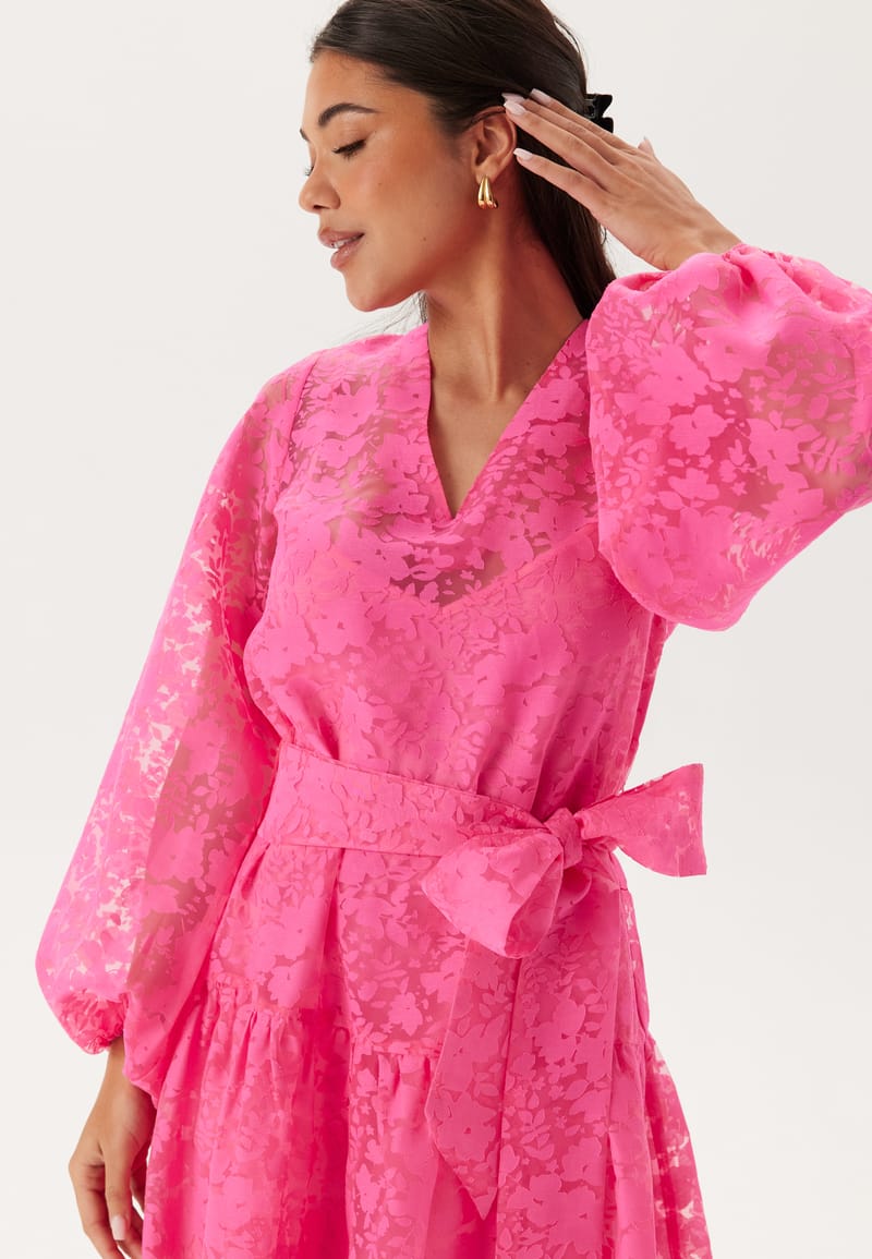 Bubbleroom Occasion Balloon Sleeve Midi Dress