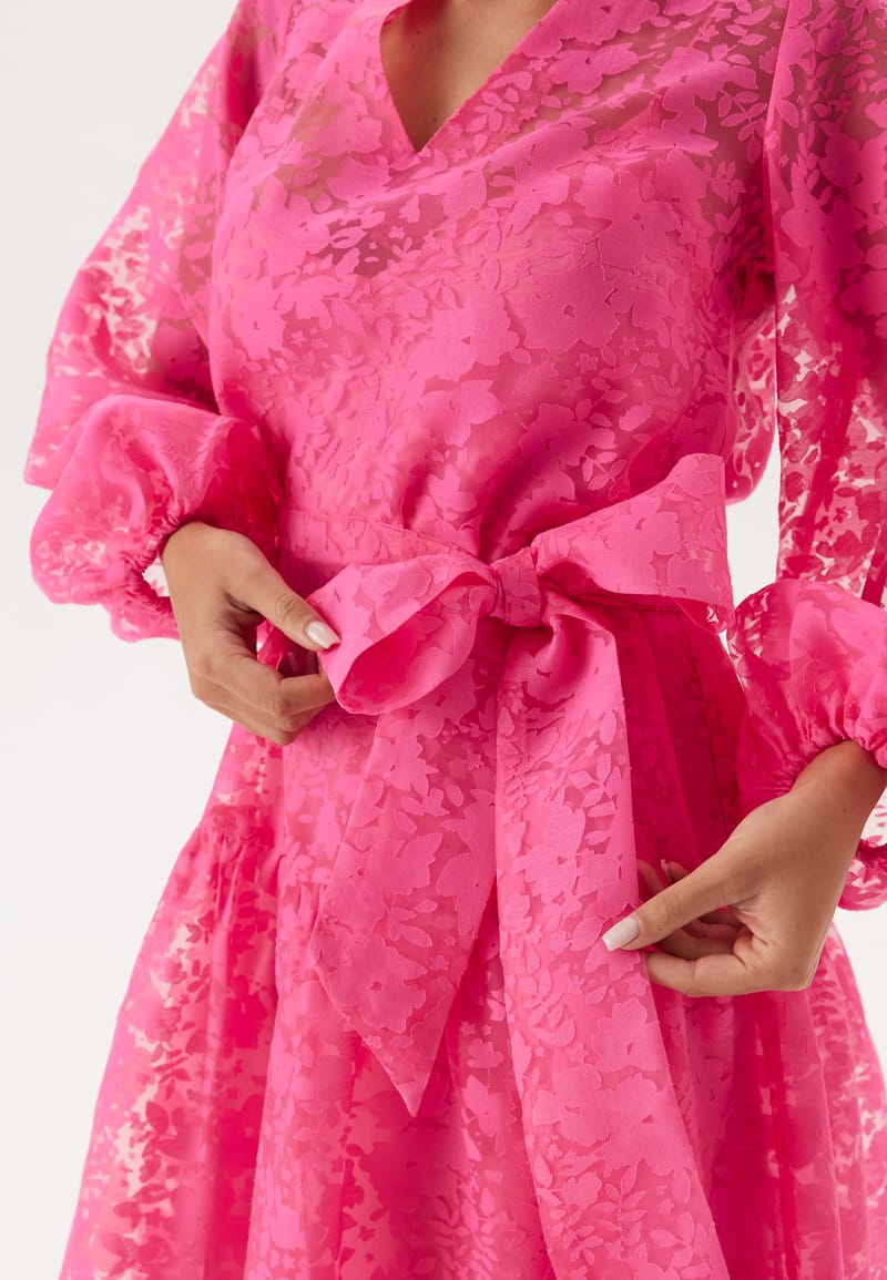 Bubbleroom Occasion Balloon Sleeve Midi Dress