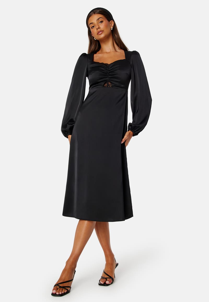 Bubbleroom Occasion Ginita Lace Insert Dress