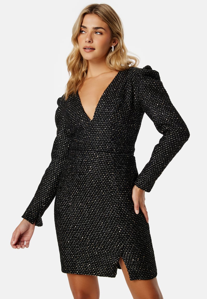 Bubbleroom Occasion Hortenza Sparkling Bouclé Dress