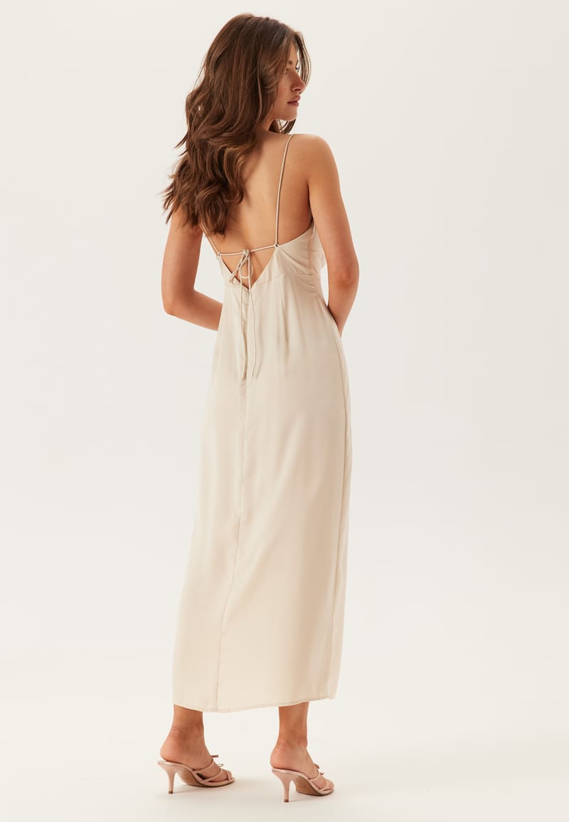 Bubbleroom Occasion Waterfall Satin Ankle dress