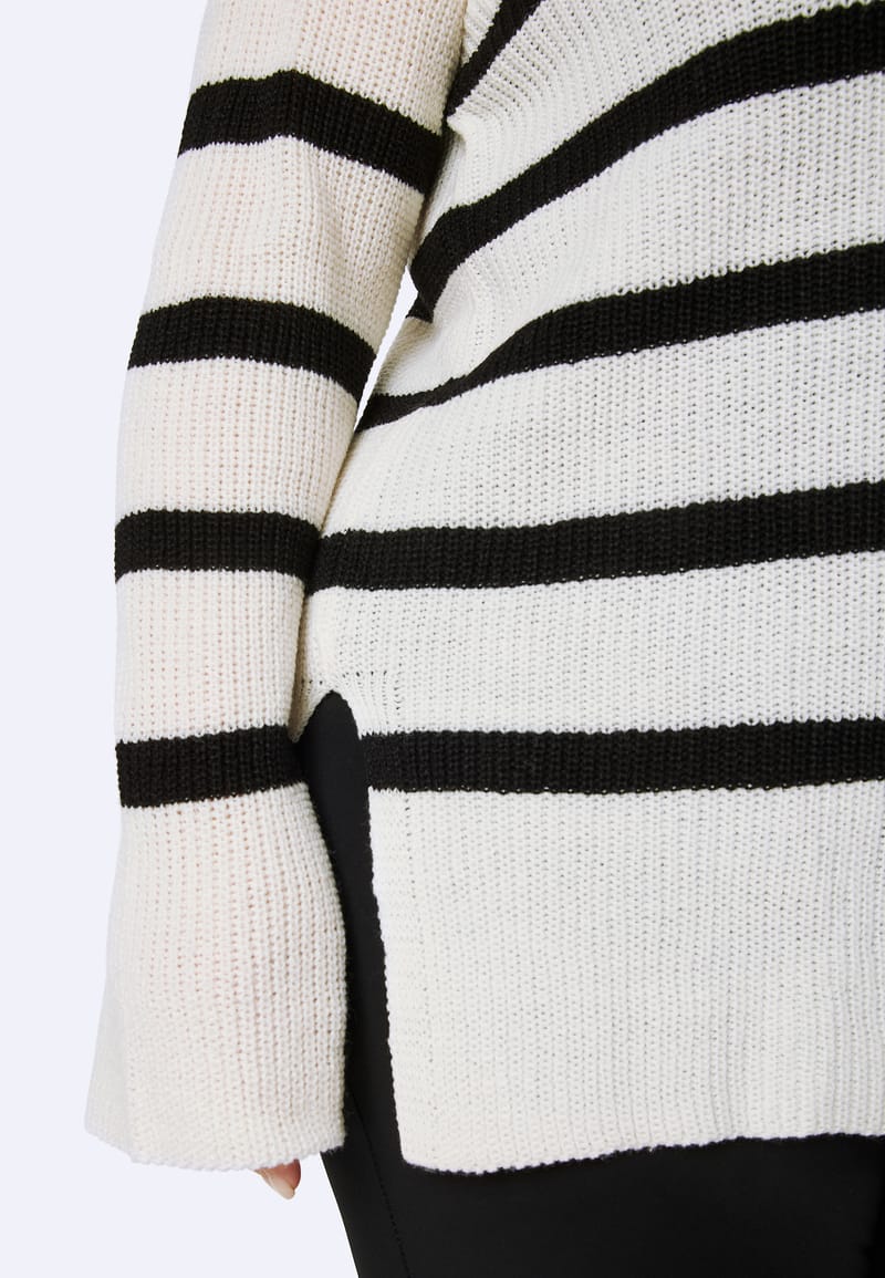 BUBBLEROOM Remy Striped Sweater
