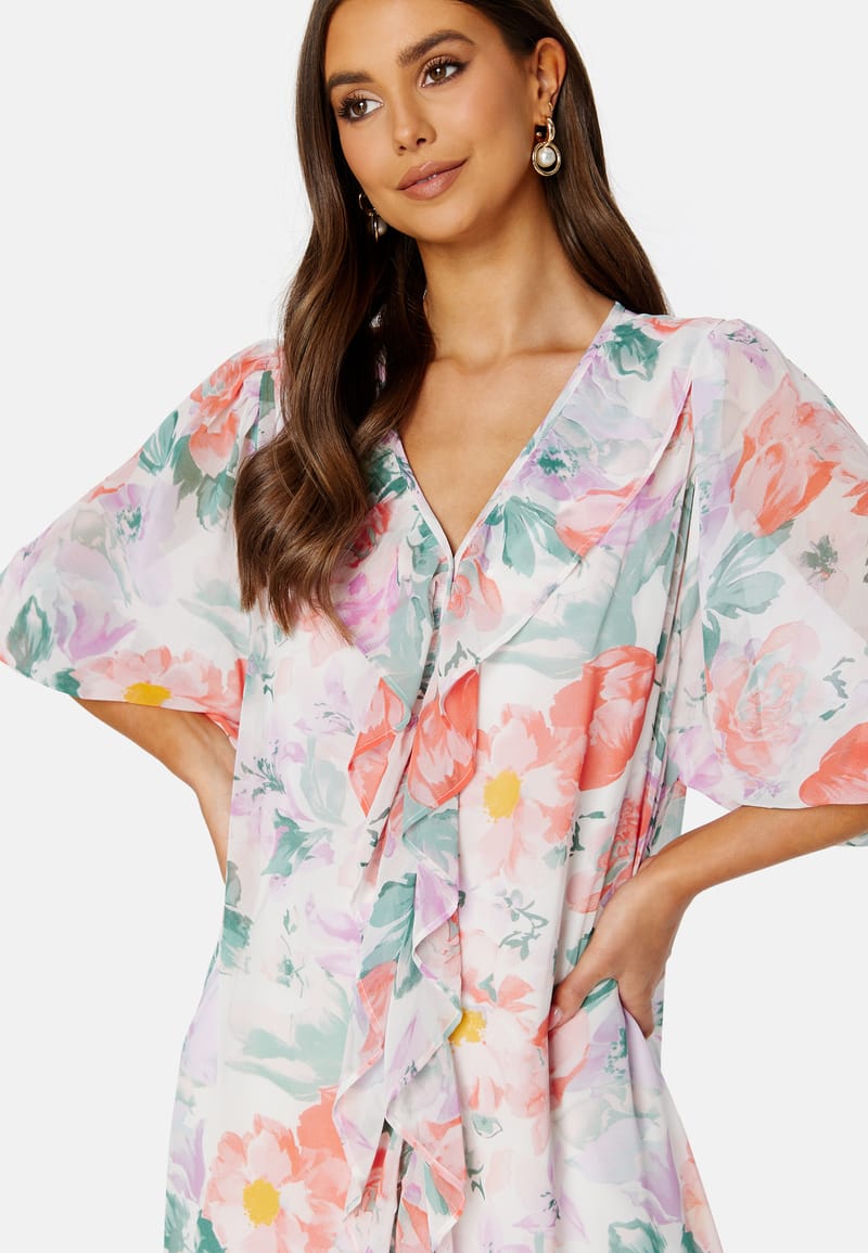 BUBBLEROOM Summer Luxe Frill Maxi Dress
