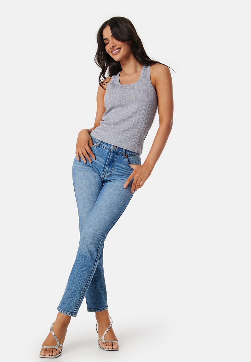 BUBBLEROOM Sparkling Rib Tank Top