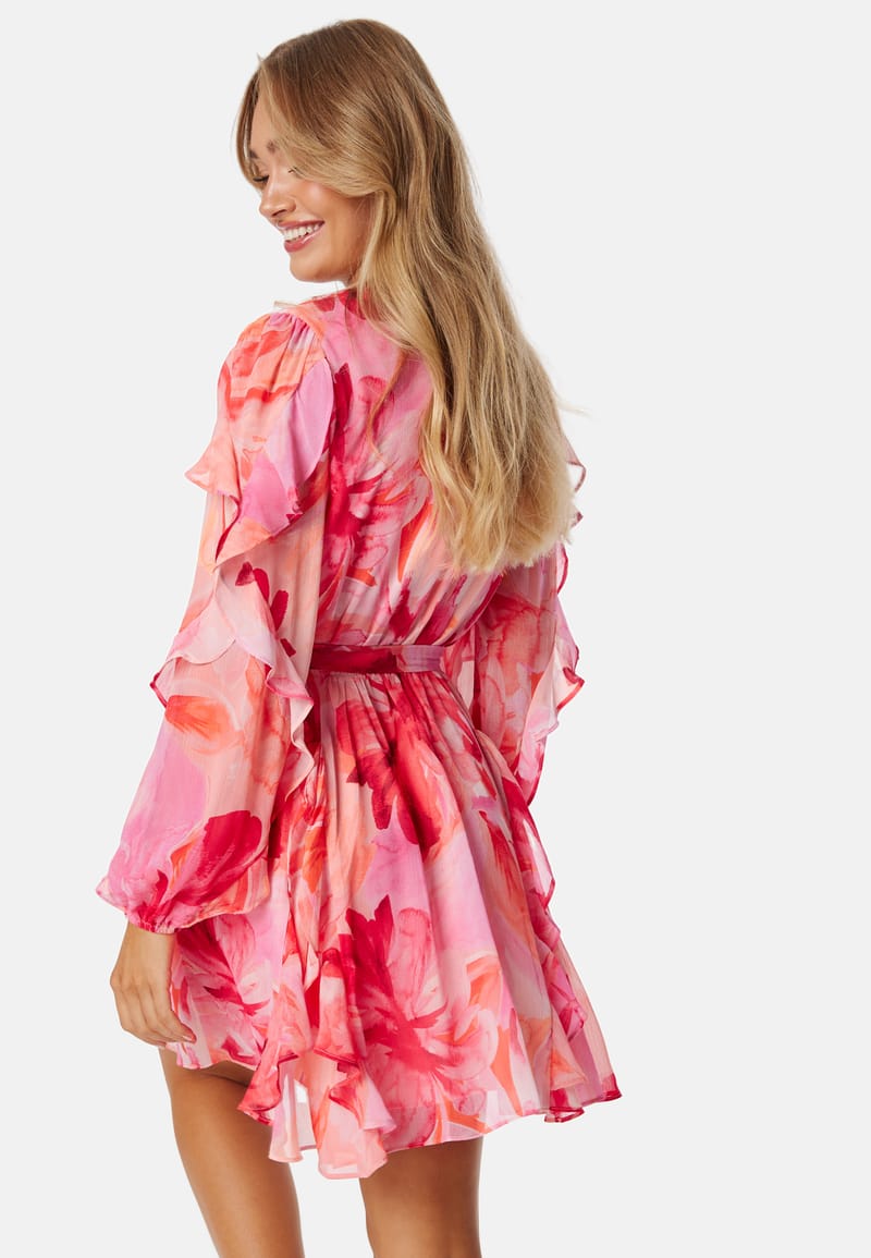 FOREVER NEW Cinzia Ruffle Mini Dress