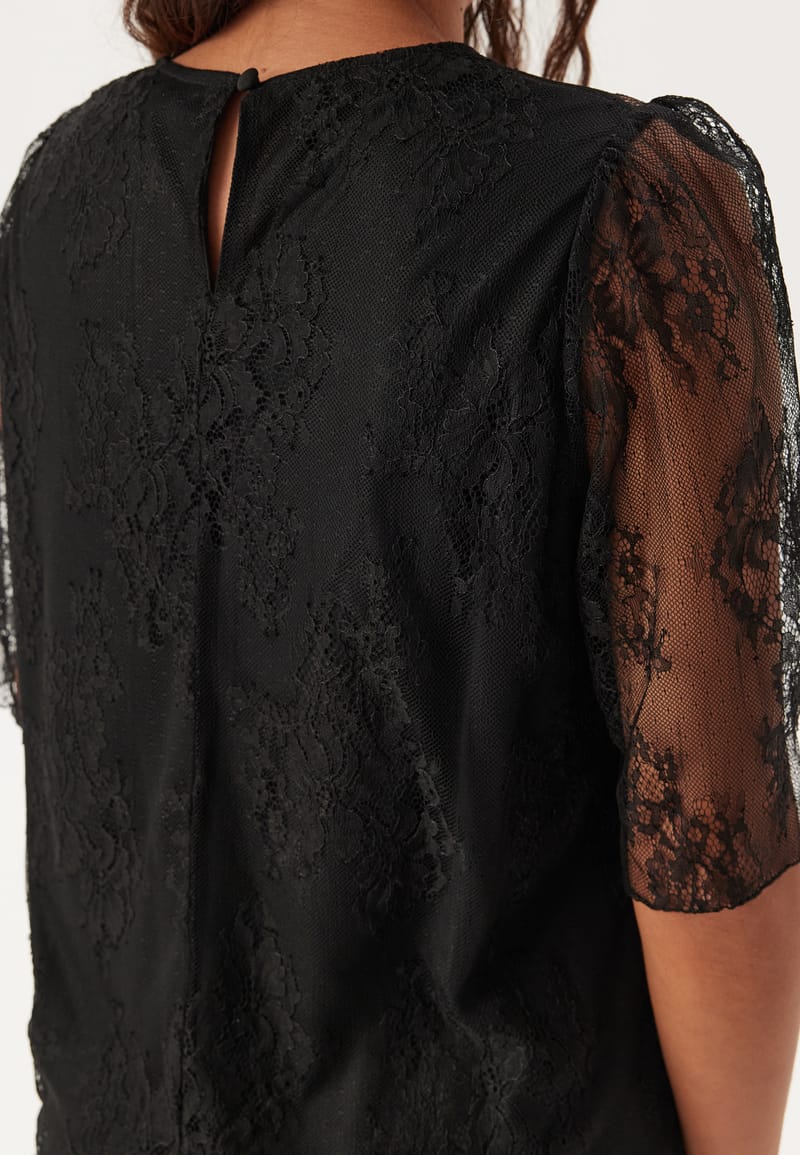Happy Holly Frill Detail Wide Sleeve Blouse