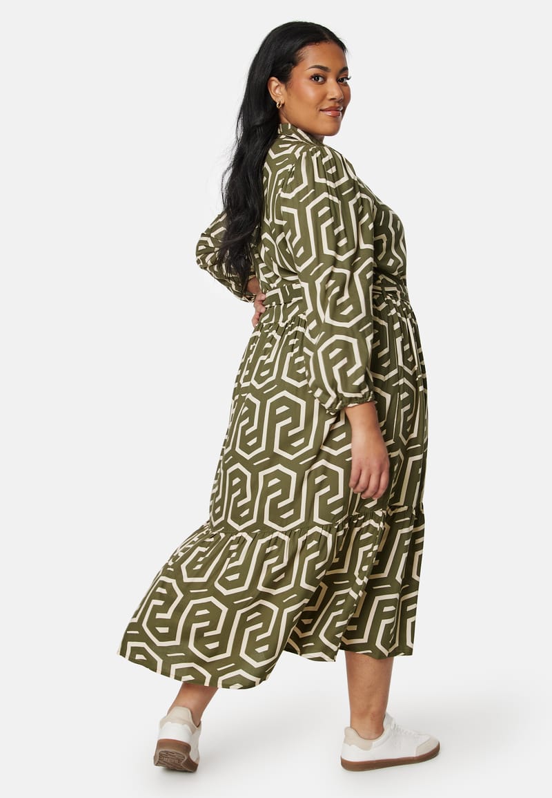 Happy Holly Viscose Shirt Dress