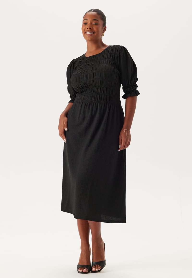 Happy Holly Short Sleeve Smock Dress