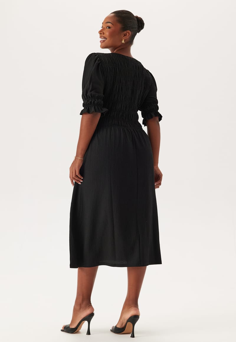 Happy Holly Short Sleeve Smock Dress