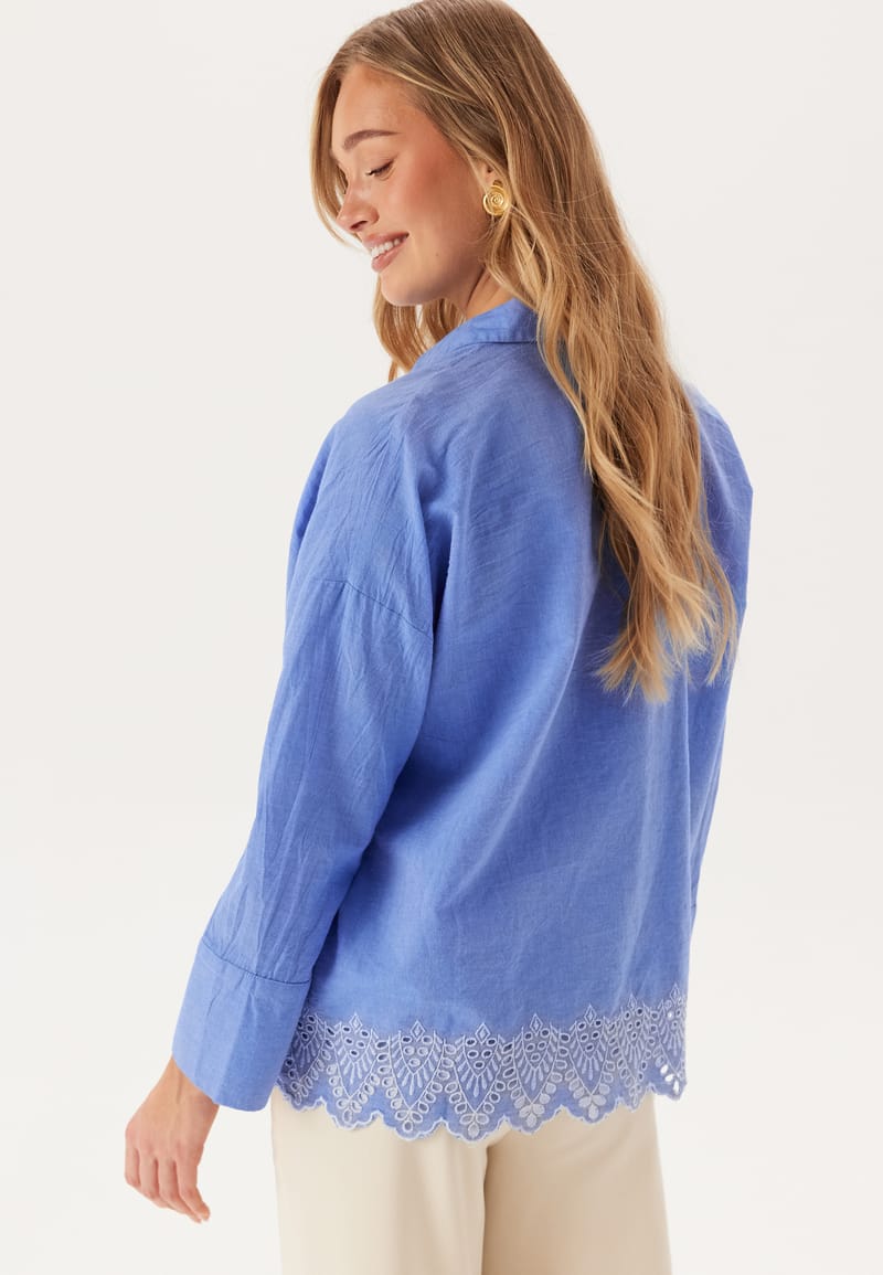 ONLY Onlgraces Tulum Ls Emb Shirt