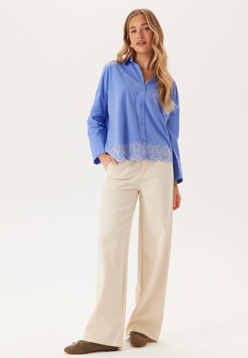 ONLY Onlgraces Tulum Ls Emb Shirt