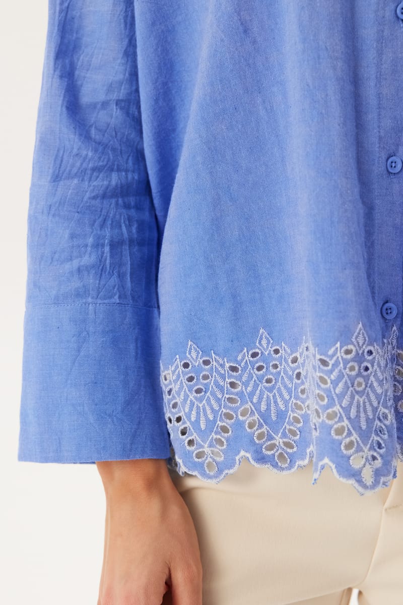 ONLY Onlgraces Tulum Ls Emb Shirt