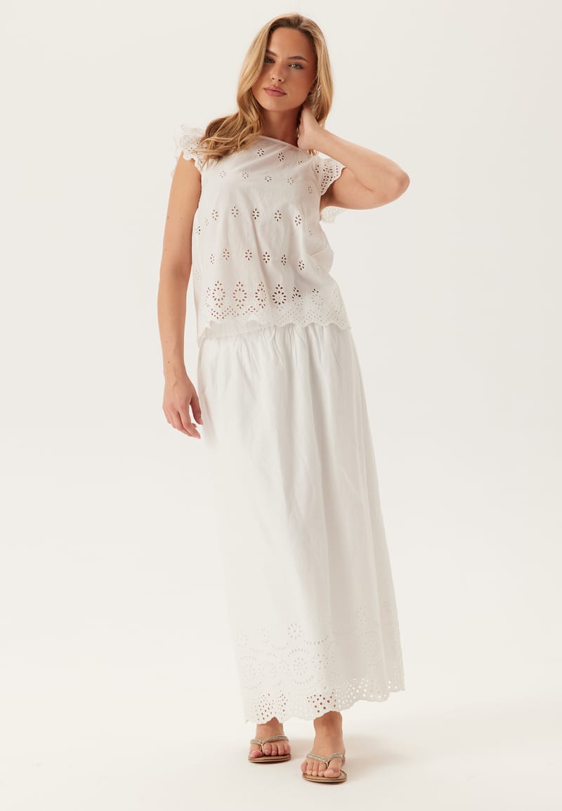 ONLY Onllou Life Emb Long Skirt
