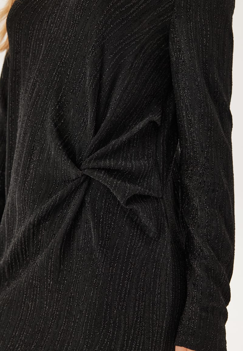 Pieces Pcrenata Ls Knot Dress