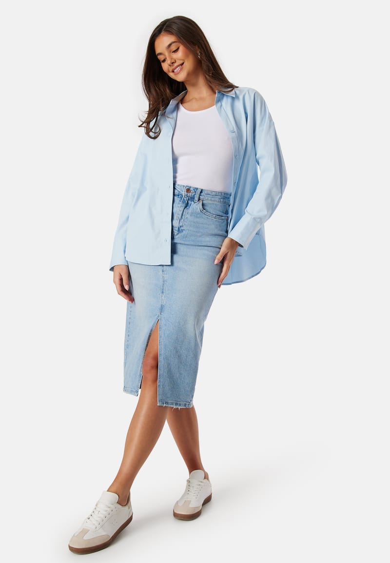 VERO MODA Vmveri High Rise calf denim skirt