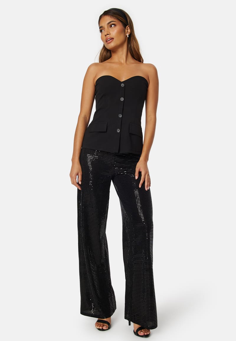 VILA Feste HW Straight Pants