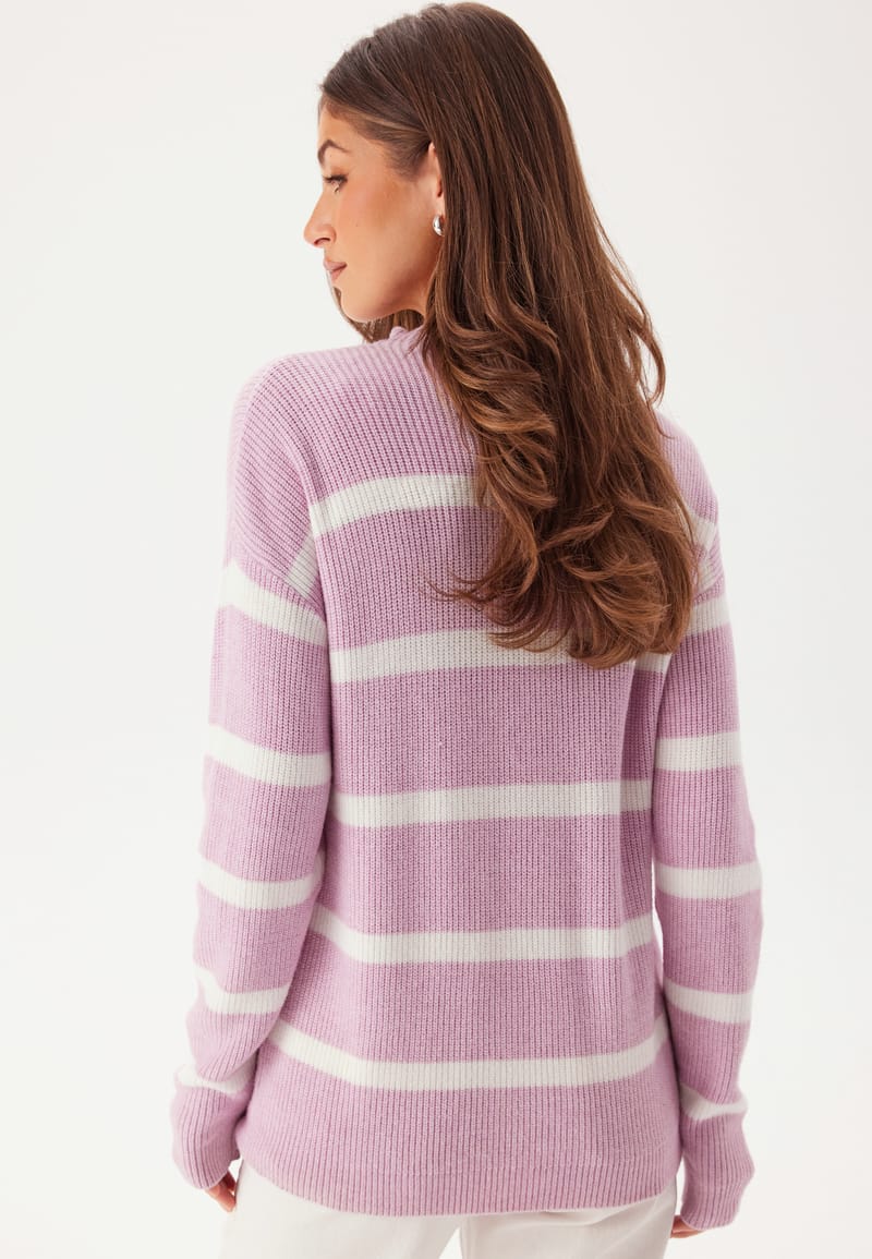 VILA Viril Mockneck L/S Knit Rib Top