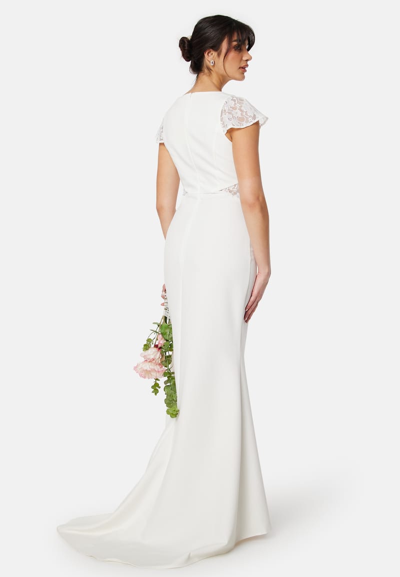 YAS Christina Maxi Train Dress