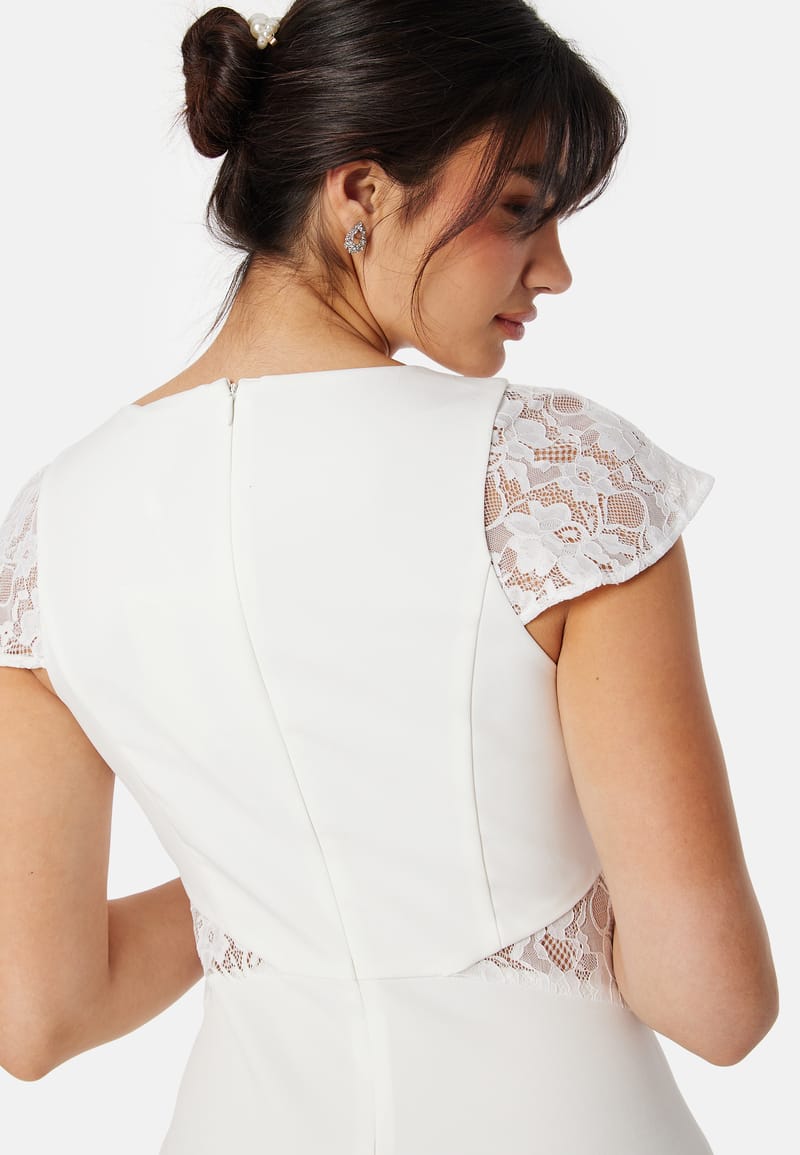 YAS Christina Maxi Train Dress