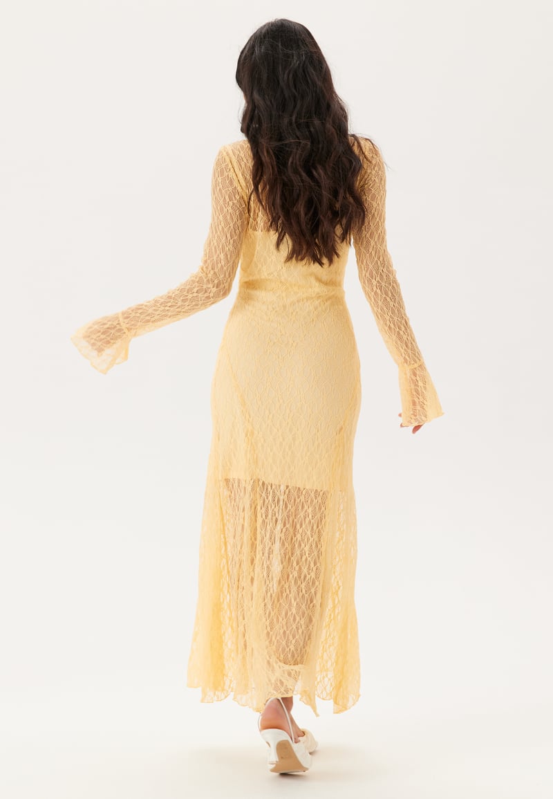 Andrea Norrman X Bubbleroom Lace Long Sleeve Ankle Dress