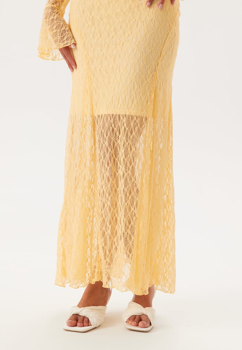 Andrea Norrman X Bubbleroom Lace Long Sleeve Ankle Dress