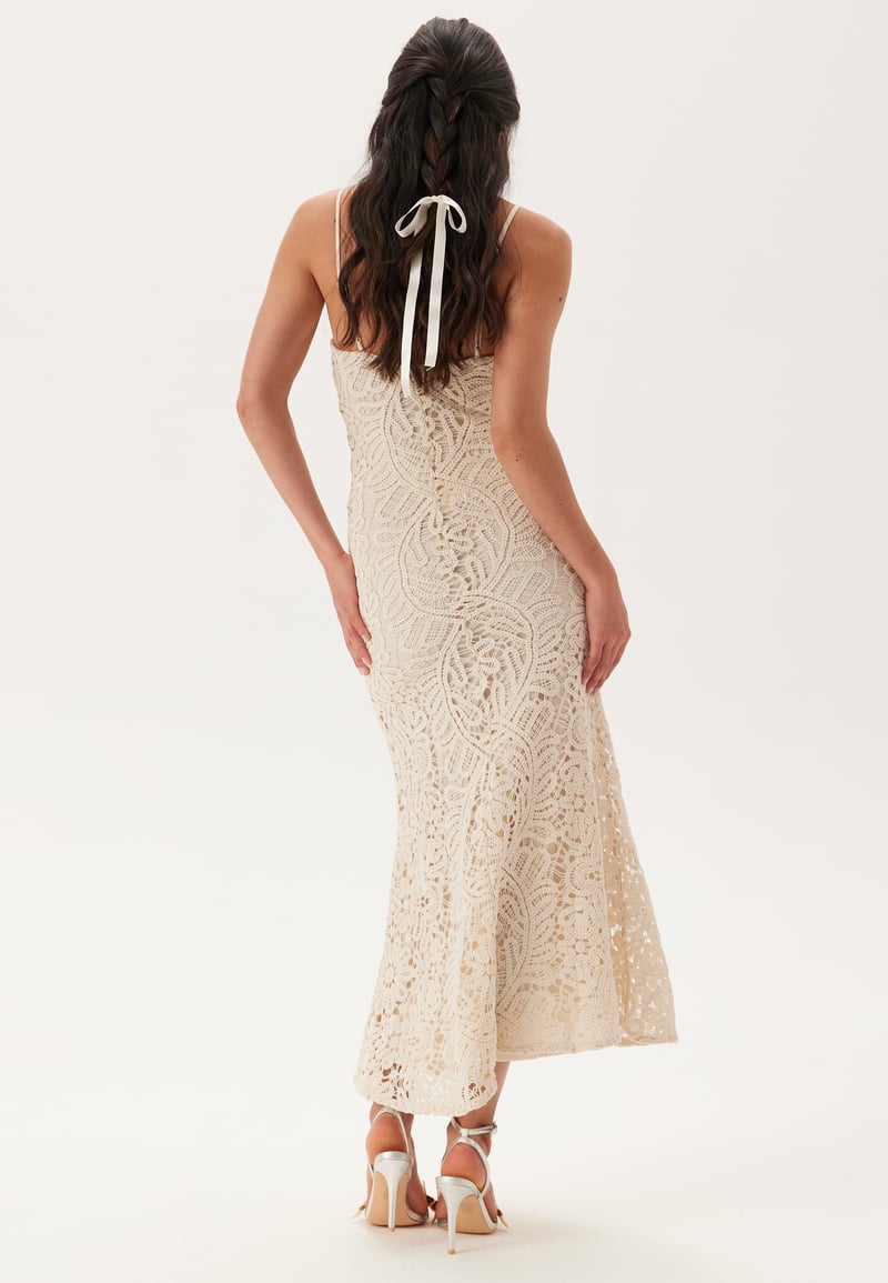 Bardot Adoni Crochet Midi Dress