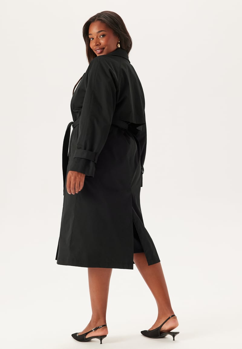 BUBBLEROOM Belted Midi Trenchcoat