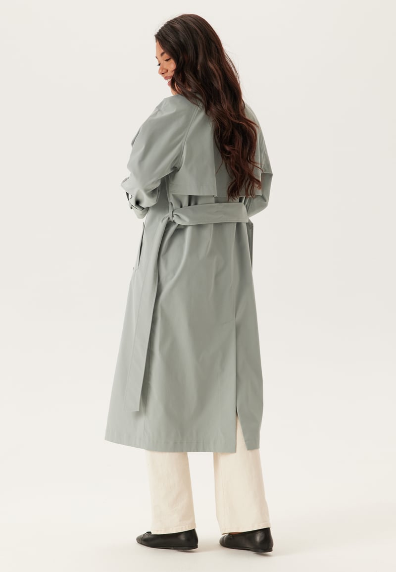 BUBBLEROOM Belted Midi Trenchcoat