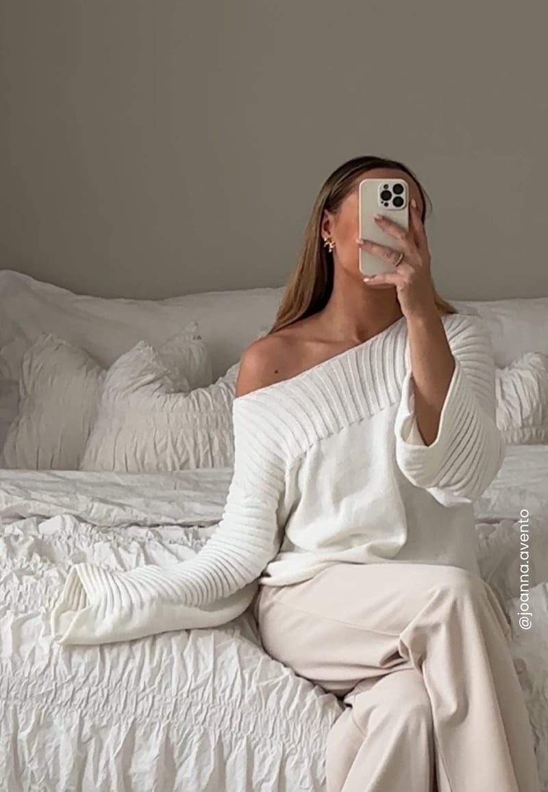 BUBBLEROOM Boatneck Knitted Sweater
