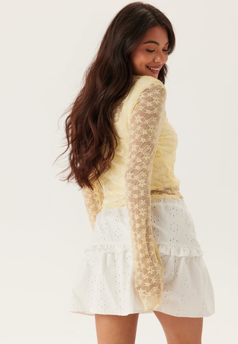 BUBBLEROOM Button Lace Cardigan