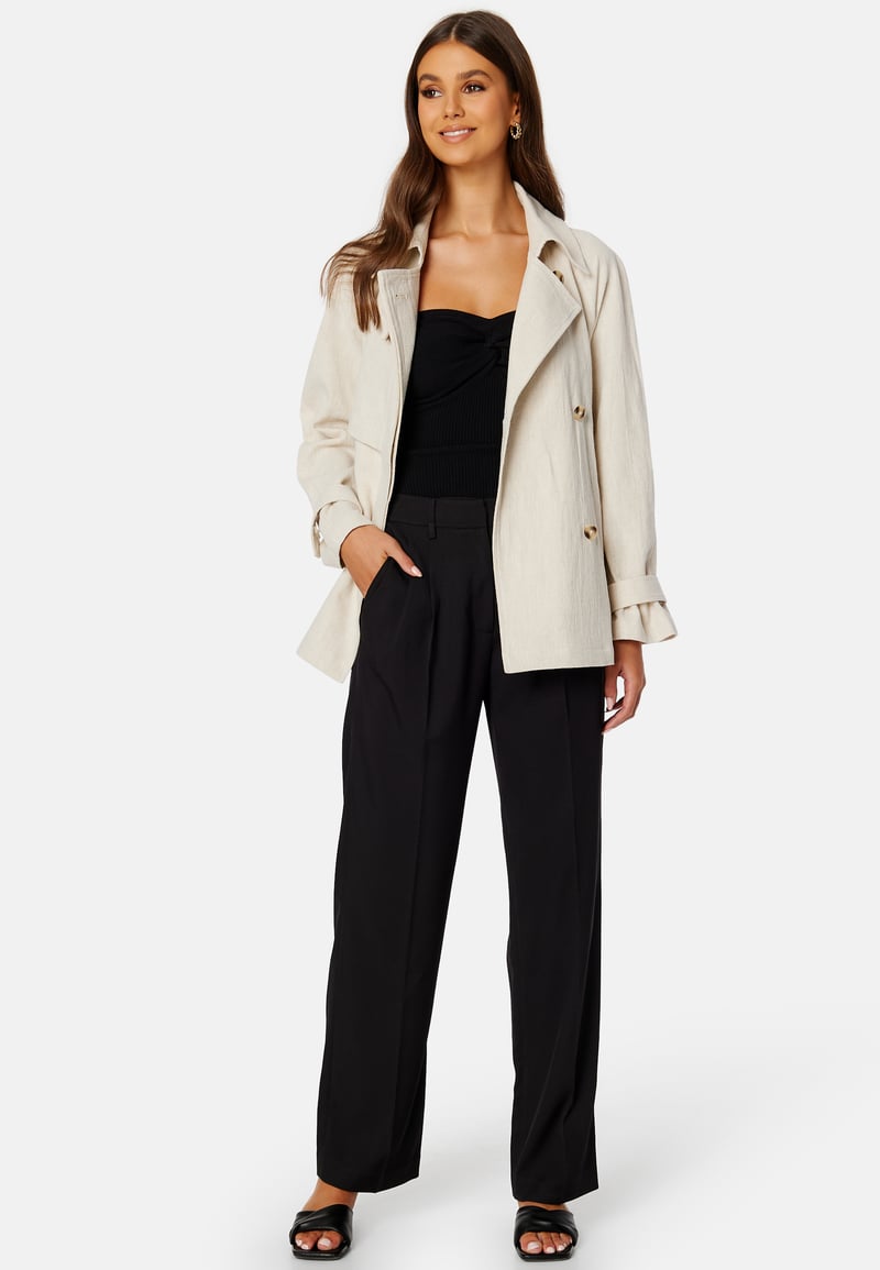 BUBBLEROOM CC Linen Trenchcoat