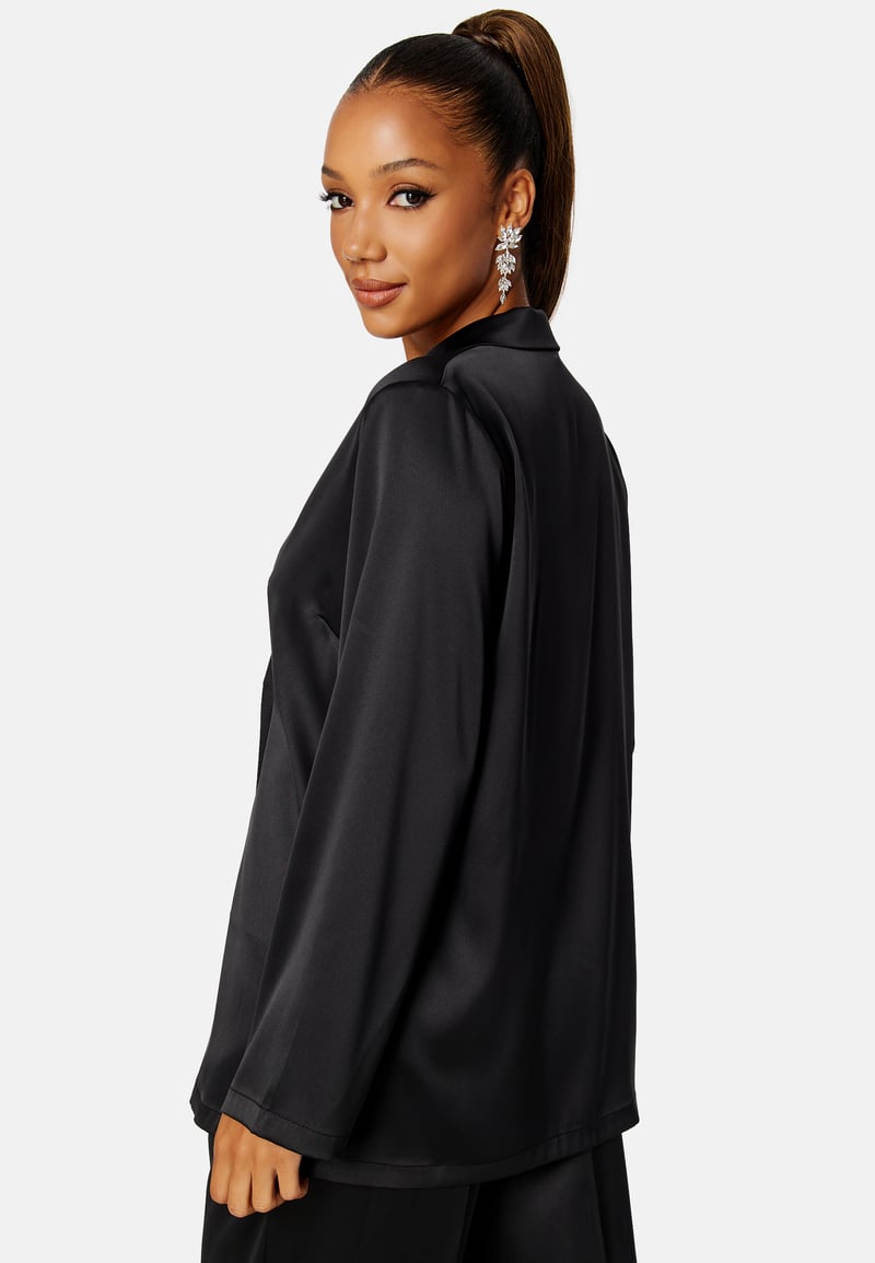 BUBBLEROOM Chana satin blazer